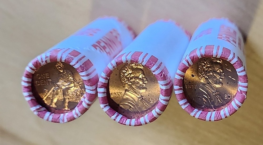 3 ROLLS 2009-P LINCOLN CENT ‘OBW’ FORMATIVE YEARS