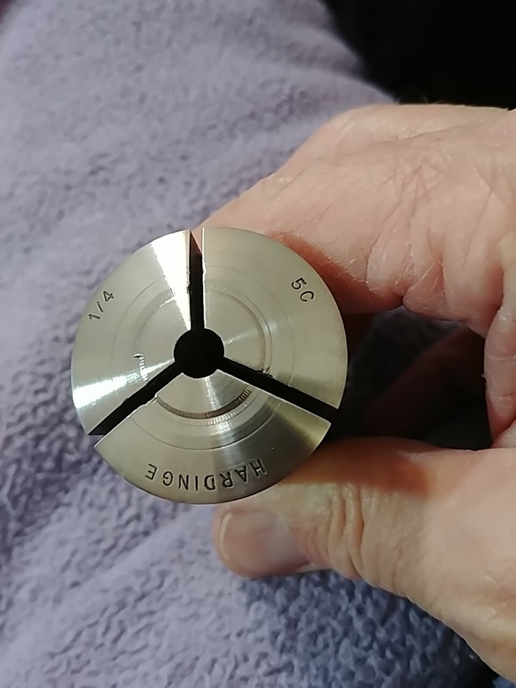 1/4" Hardinge 5C Round Collet External Threads Only