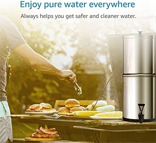 AQUA CREST Fluoride Water Filter, Replacement for Berkey® PF-2®