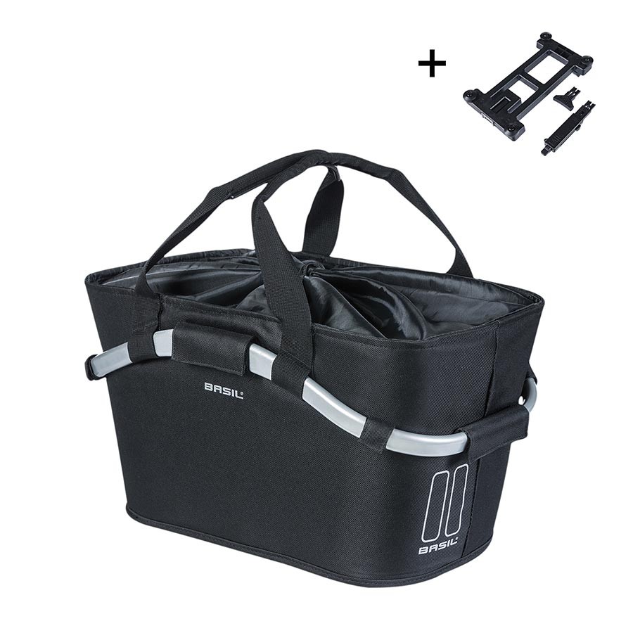 New Basil Classic Carry All Basket Rear Black