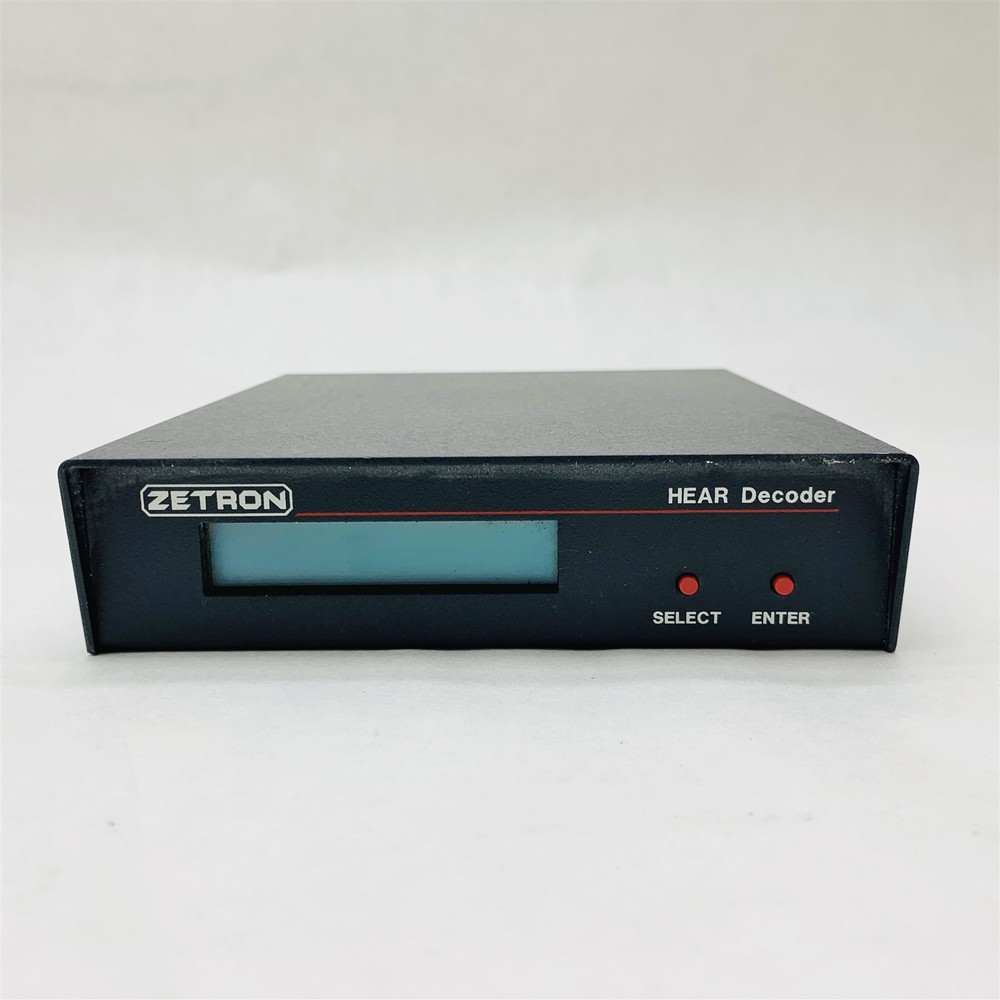 Zetron HEAR Decoder Hospital Emergency Administrative Radio Decoder (901-9575)