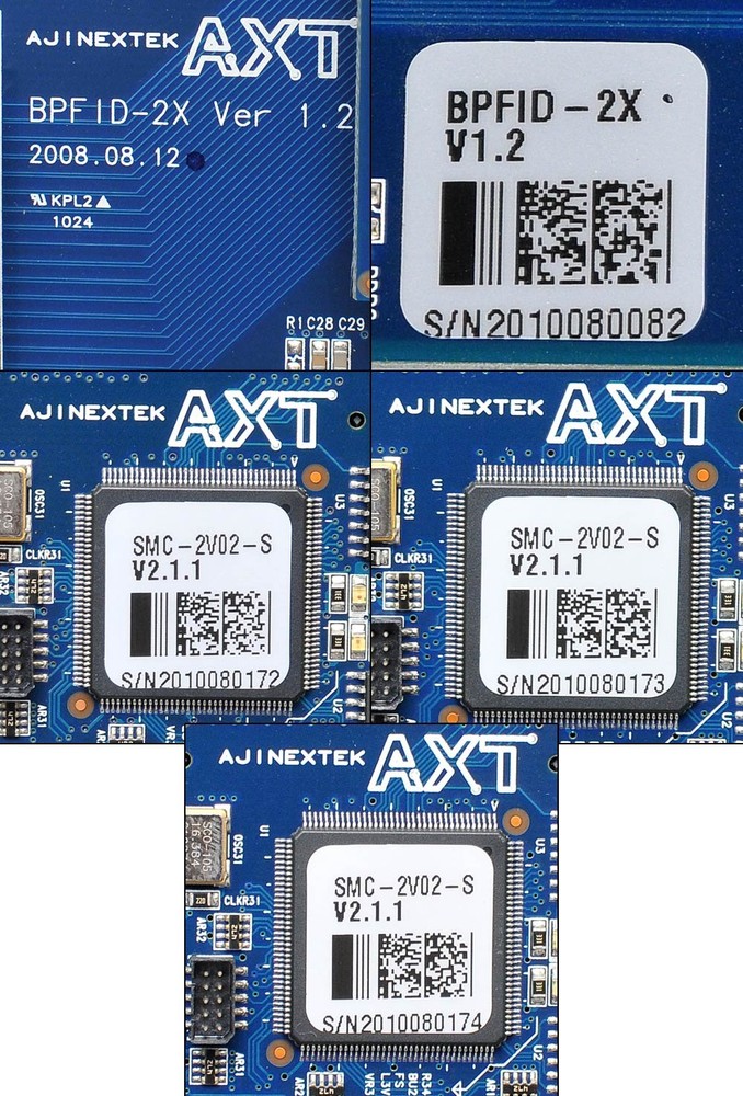 Ajinextek AXT BPFID-2X 4-Axis Motion Controller +(3) SMC-2V02-S Function Modules