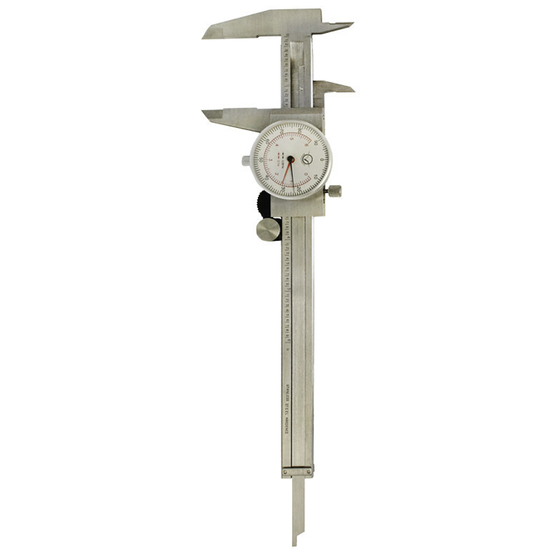 E-Z 6" DUAL READING Reader Dial Caliper Graduation 001" Metric Ruler