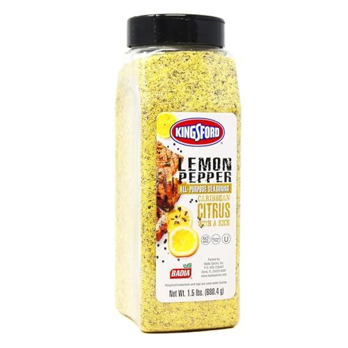 Kingsford Lemon Pepper All-Purpose Seasoning, 1.5 Pound -  Assorted Sizes