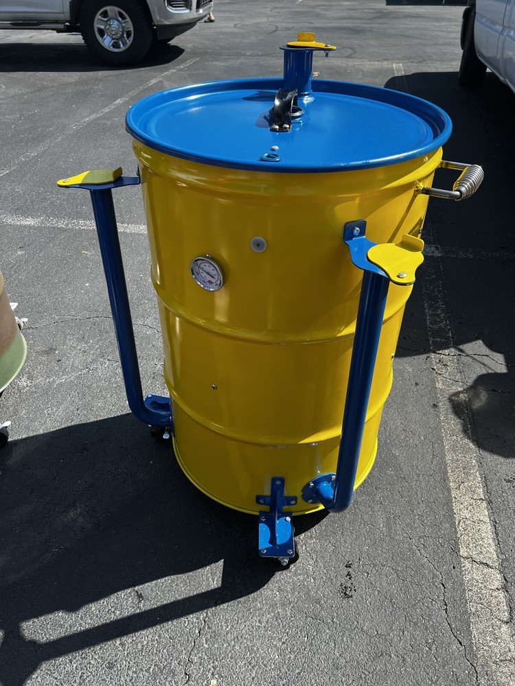 custom drum smoker