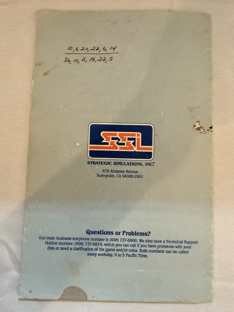 1989 TSR Advanced D&D Dungeon Masters Assistant - Vintage