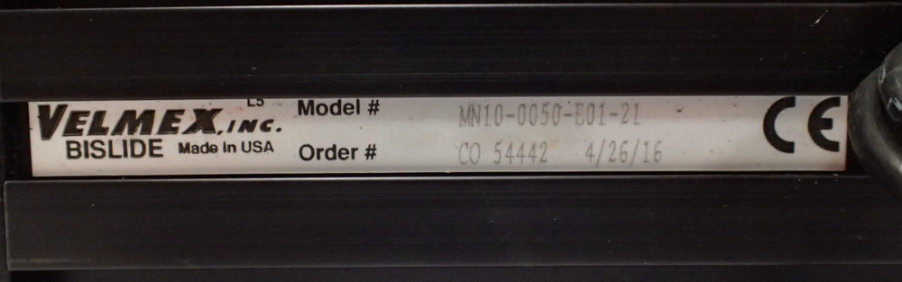 VELMEX MN10-0050-E01-21 BISLIDE+VXM-2 CONTROLLER+VEXTA PK266-03A MOTOR TESTED