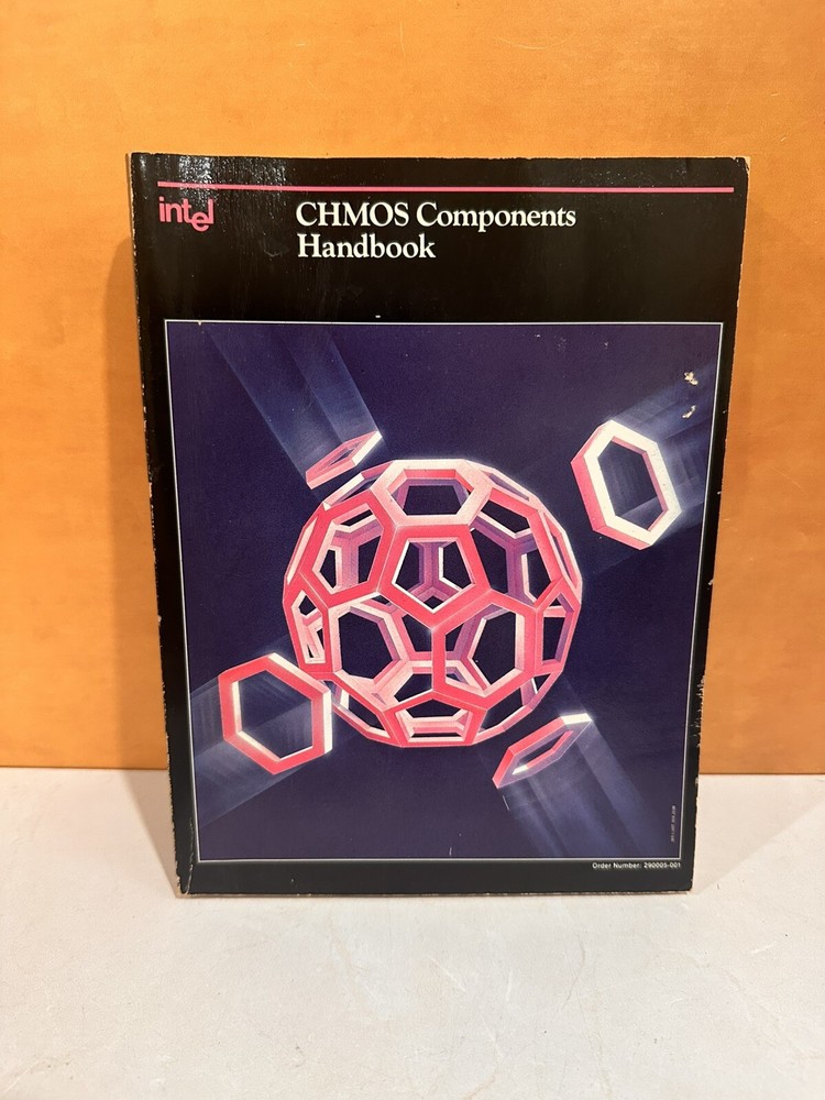 Original Intel CHMOS Components Handbook 1985 reference book