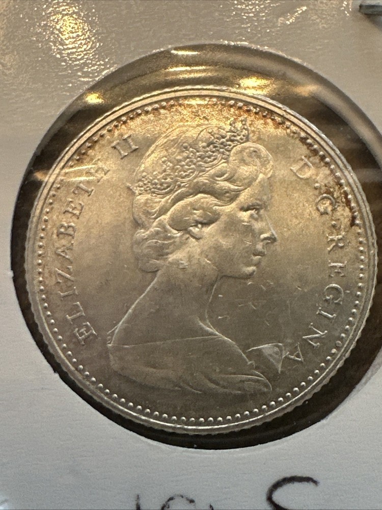 1966 canadian 10 cents silver