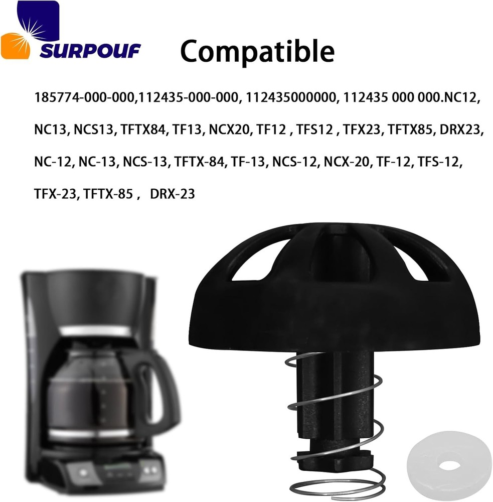 Coffee Replacement Brew Basket Spring Loaded Stopper Kits Fits For Mr....