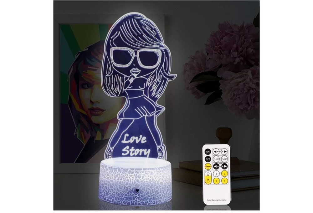 3D LED Night Light with Remote Control