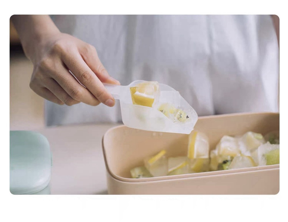 Silicone Ice Cube Tray with Storage Box