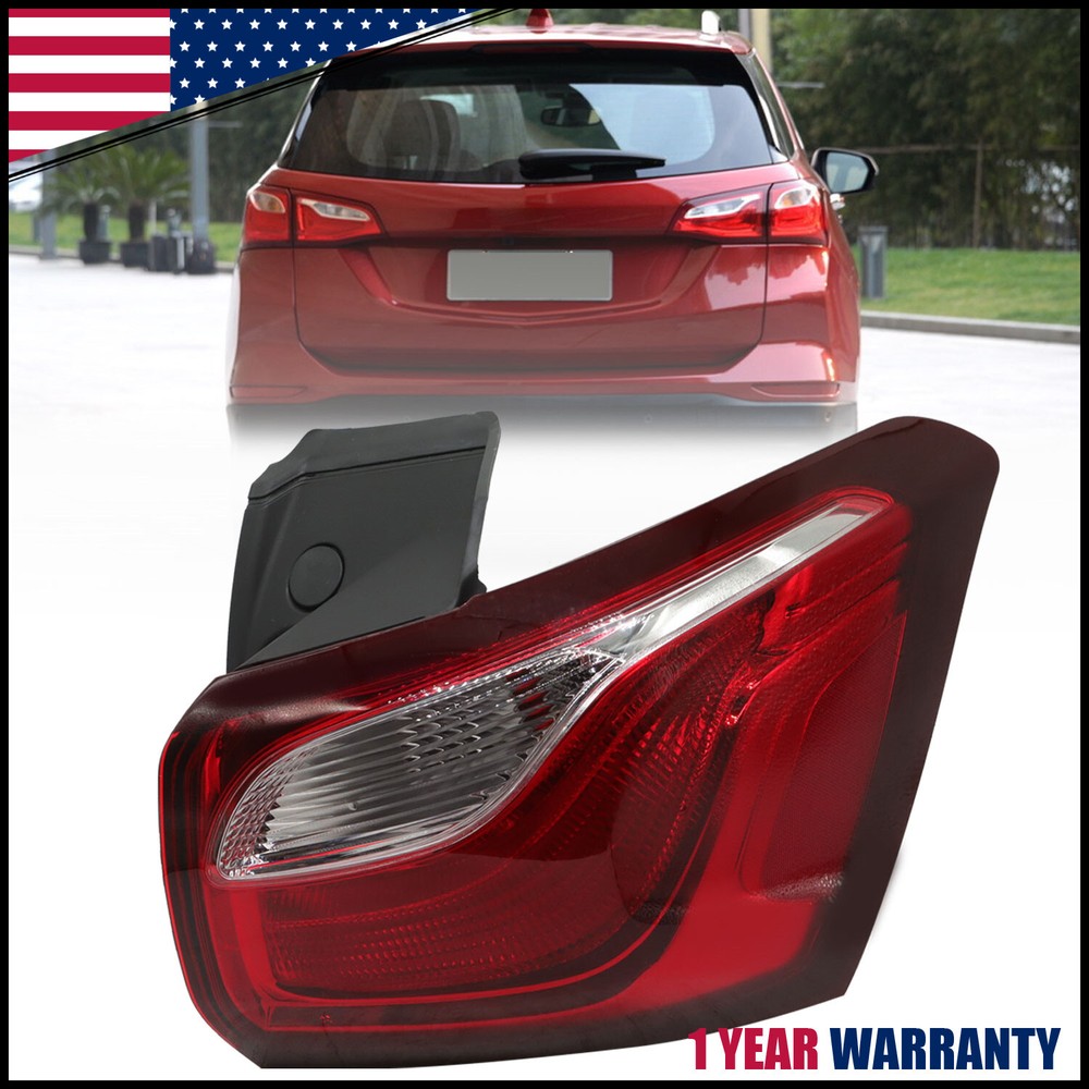 Fit For 2018-2021 Chevy Equinox Passenger Side Halogen Tail Light Assembly Outer