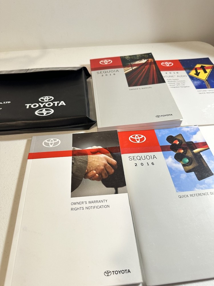 2016 Toyota Sequoia Owner's Manual Set