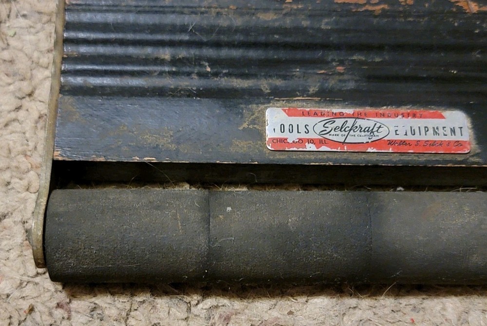 Walter E. Selck Selckraft Roller Vintage Equipment Tool