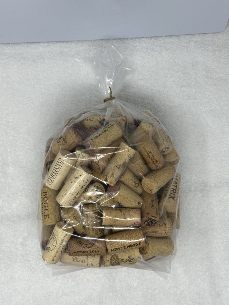 Natural Used Wine Corks 1.2 Lb Bag