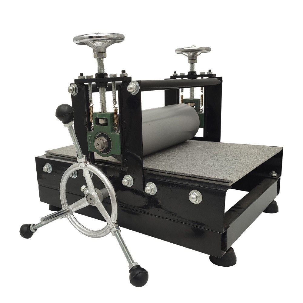 Intbuying Slab Roller Printmaking Machine Portable Tabletop 50*30cm