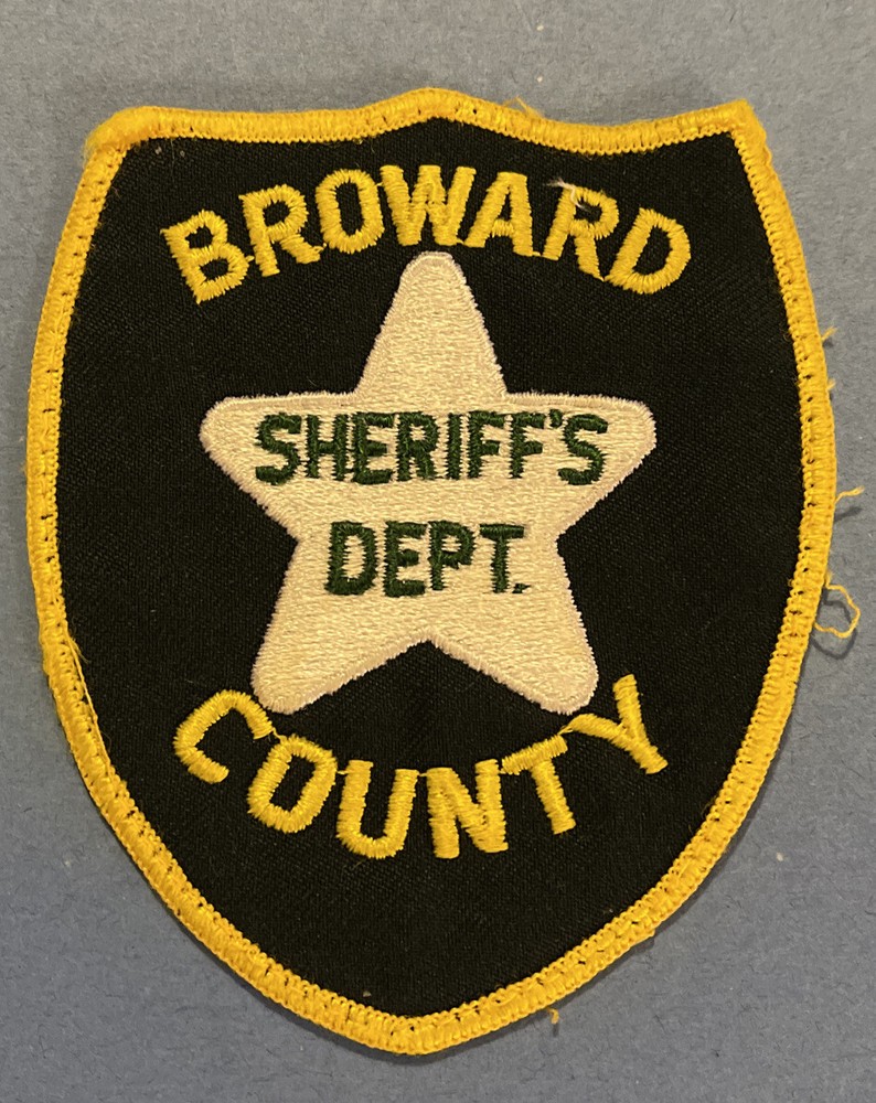 FLORIDA, BROWARD COUNTY SHERIFF'S OFFICE PATCH 4”