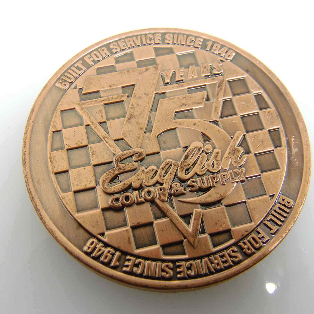 75 YEARS OF TEAMWORK CHALLENGE COIN
