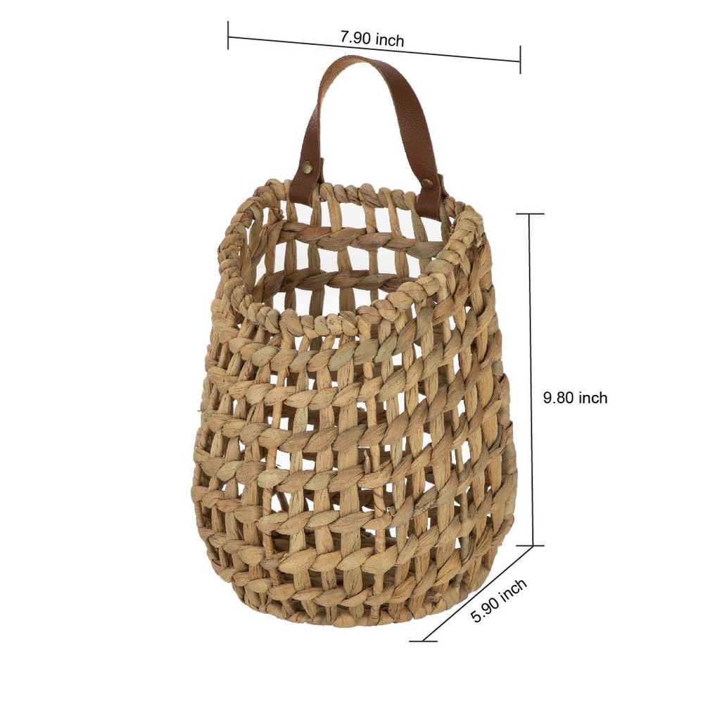 HANGING WOVEN BASKET