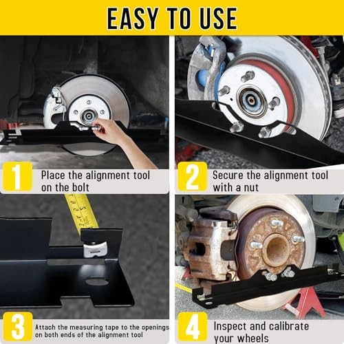 Heavyweight Toe Alignment Tool, Black Wheel Alignment Tool, Wheel Angle
