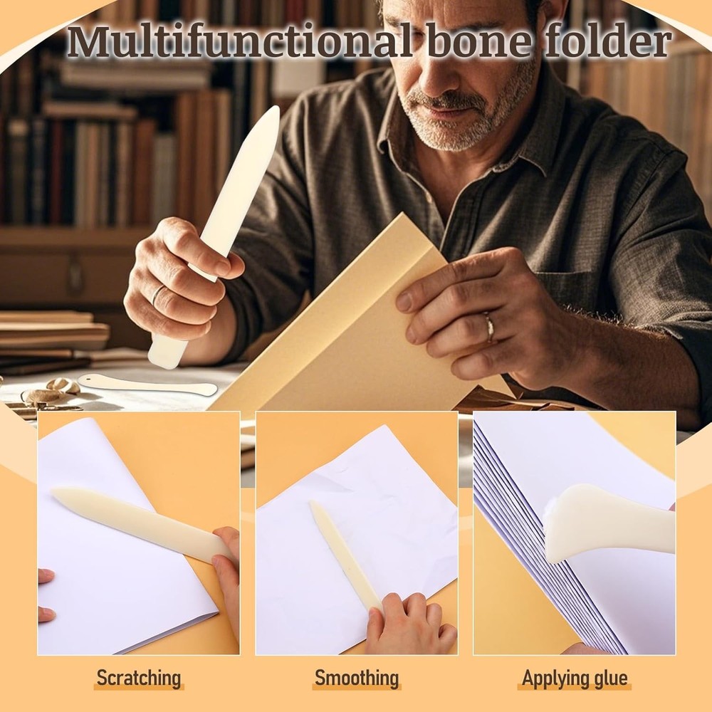 49 Pcs Hand Bookbinding Tools Kits for Beginners 49