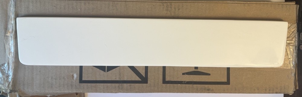 21” Bathroom Vanity Backsplash Cultured Marble White Replacement Splash Guard