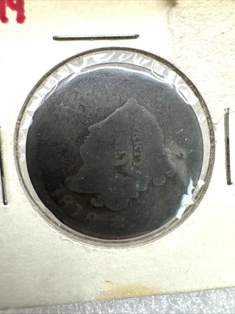 1819 1C Coronet Head Large Cent Large Date U.S. Coin