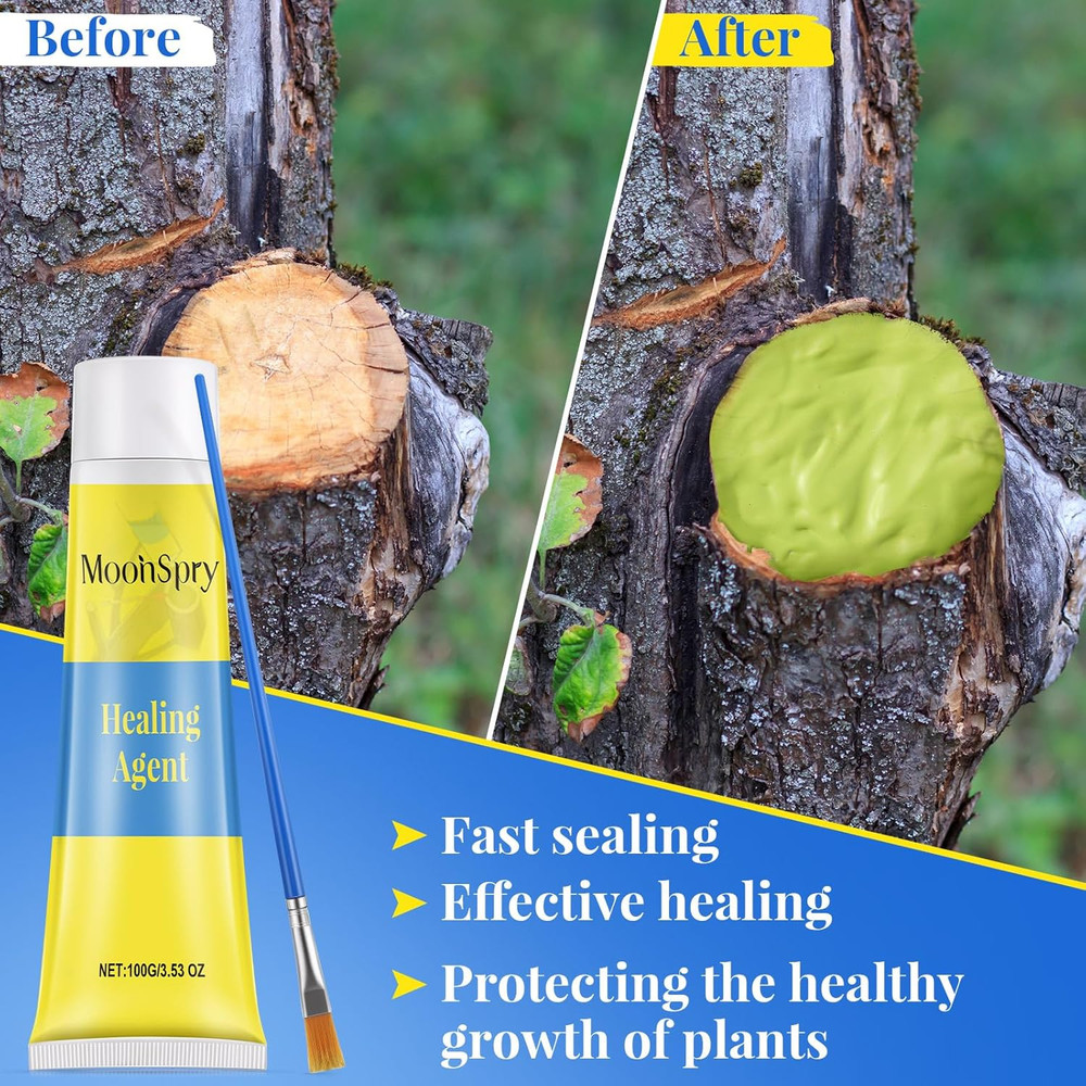 Tree Wound Pruning Sealer, Bonsai Wound Sealer Healing Paste, 100G Plant Cutting