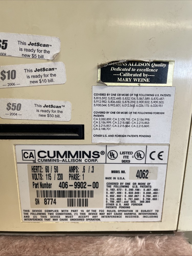 Maintenance Needed! cummins jetscan 4062
