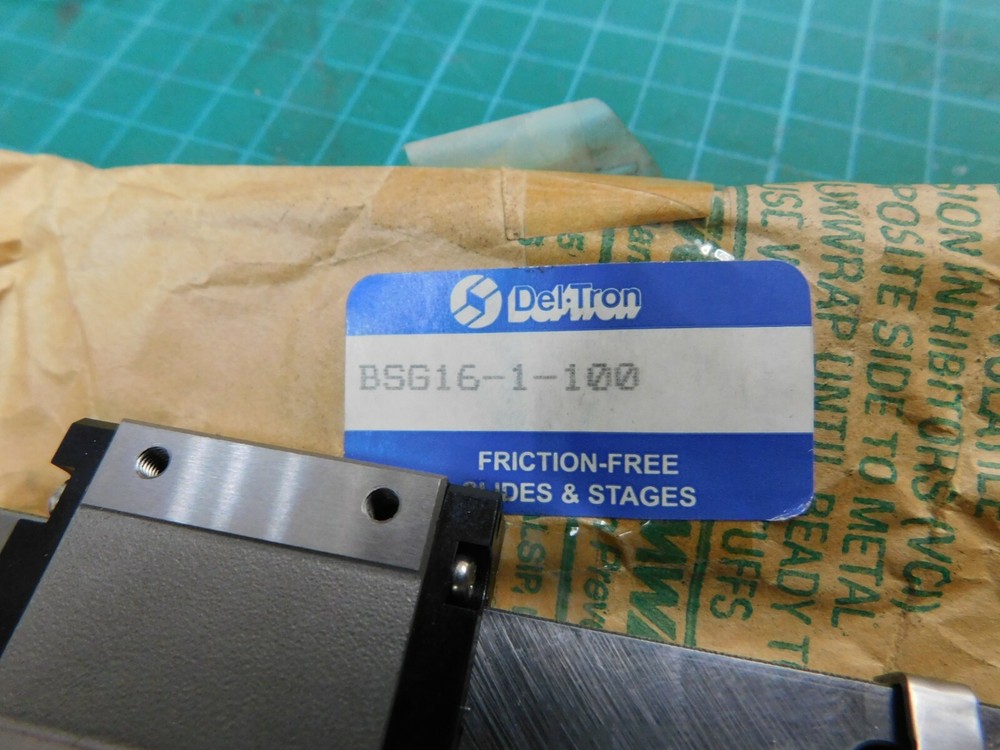 Del-Tron Precision BSG16-1-100 Recirculating Ball Slide
