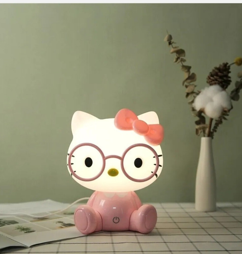 hello kitty lamp, usb cable.