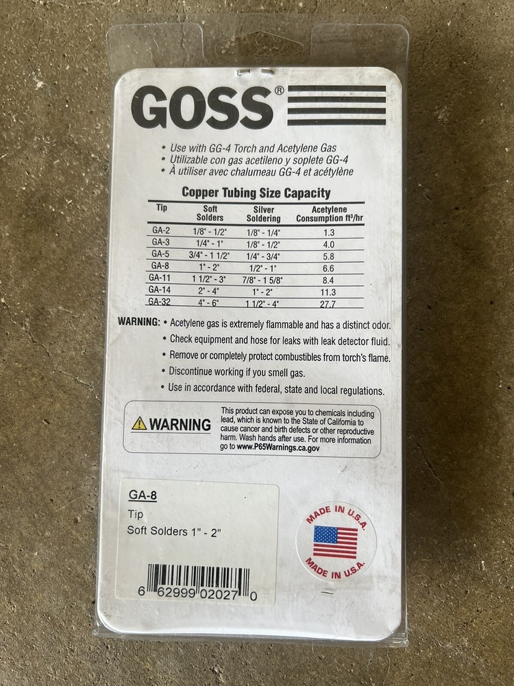 Goss Target Torch GA-8