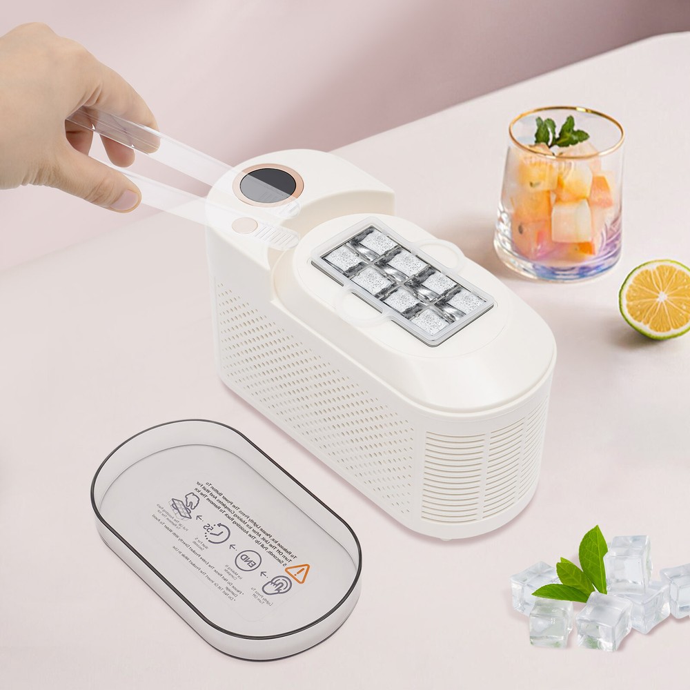 8 Cubes Mini Countertop Ice Maker Ice Machine Compact For Car/Travel Ice Maker