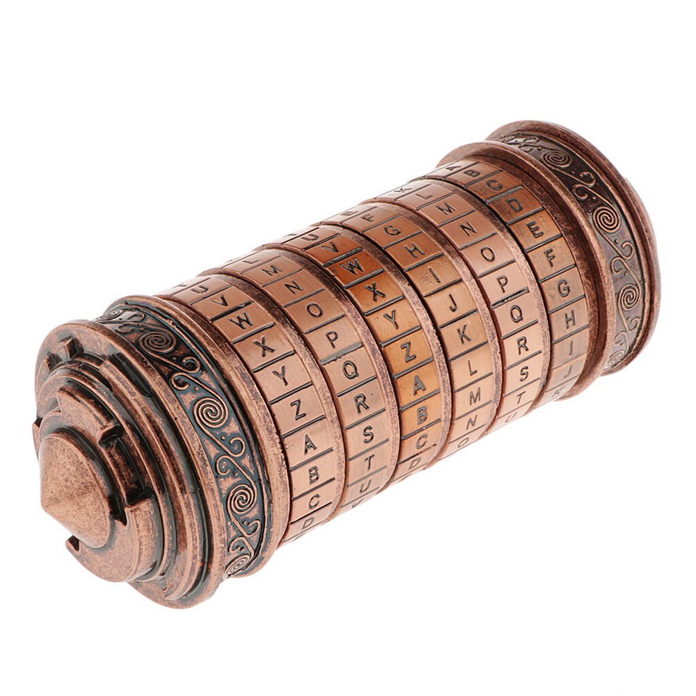 Lock Code Metal Box Birthday Gift Letter Escape Password Room Bronze
