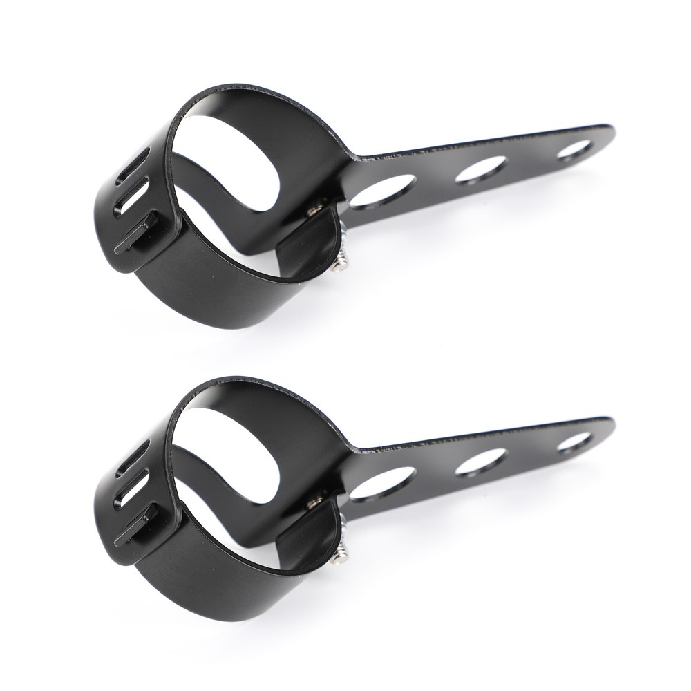 43-50mm Fork Black Headlight Bracket Universal Headlamp Mount Holder Motorcycle