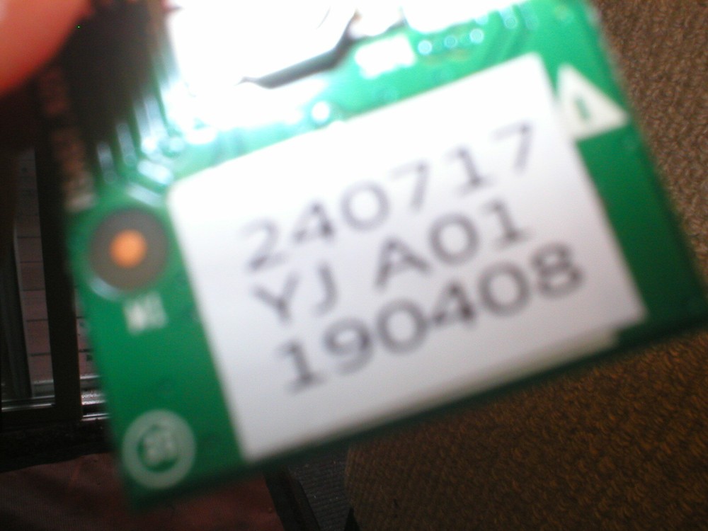 Sharp 240717 IR Sensor Power Button Board For Model LC-58Q737DU