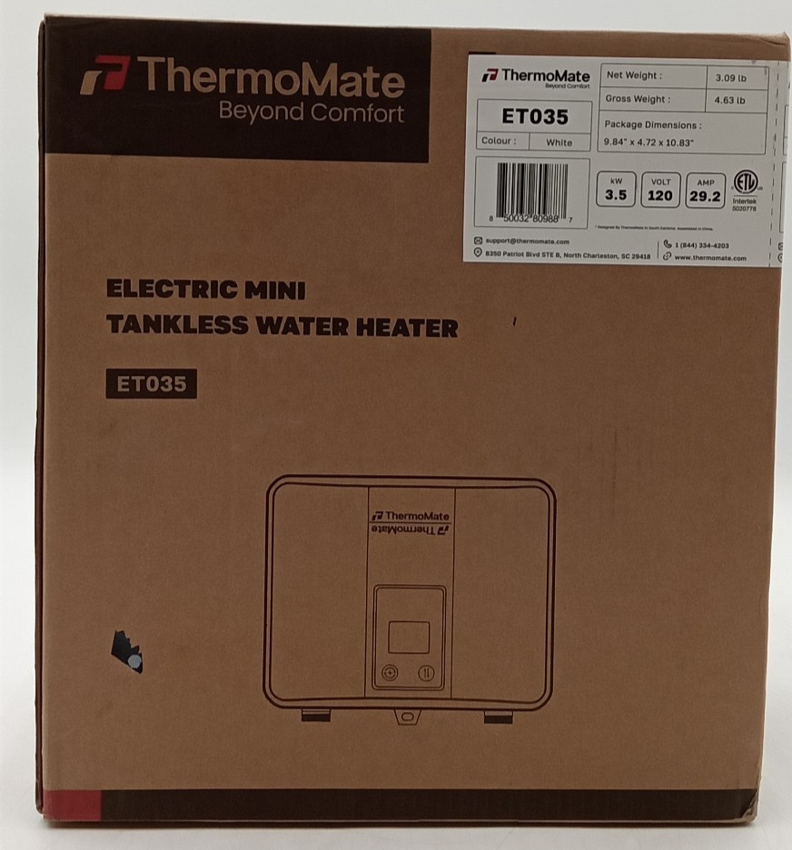 Thermomate Mini Tankless Electric Water Heater ET035