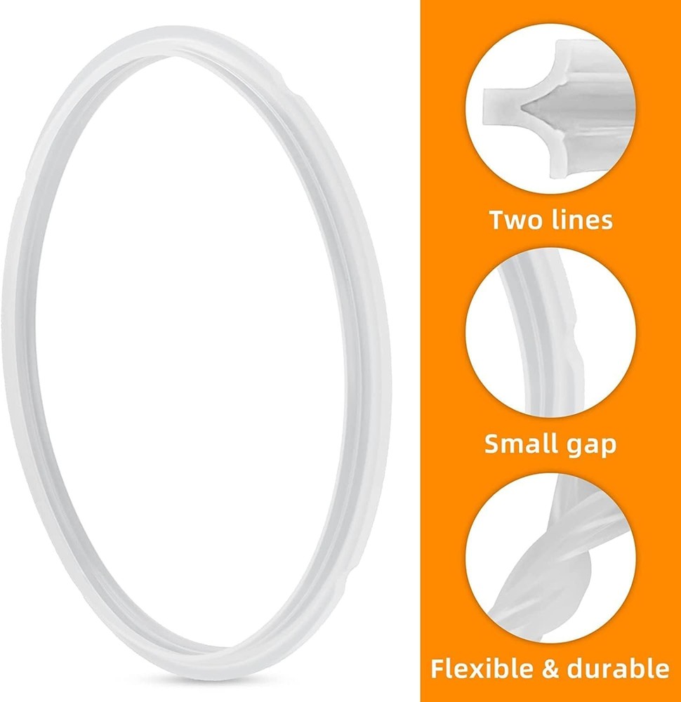 Silicone Sealing Ring for Insignia 6 Quart Multi-Function Pressure black