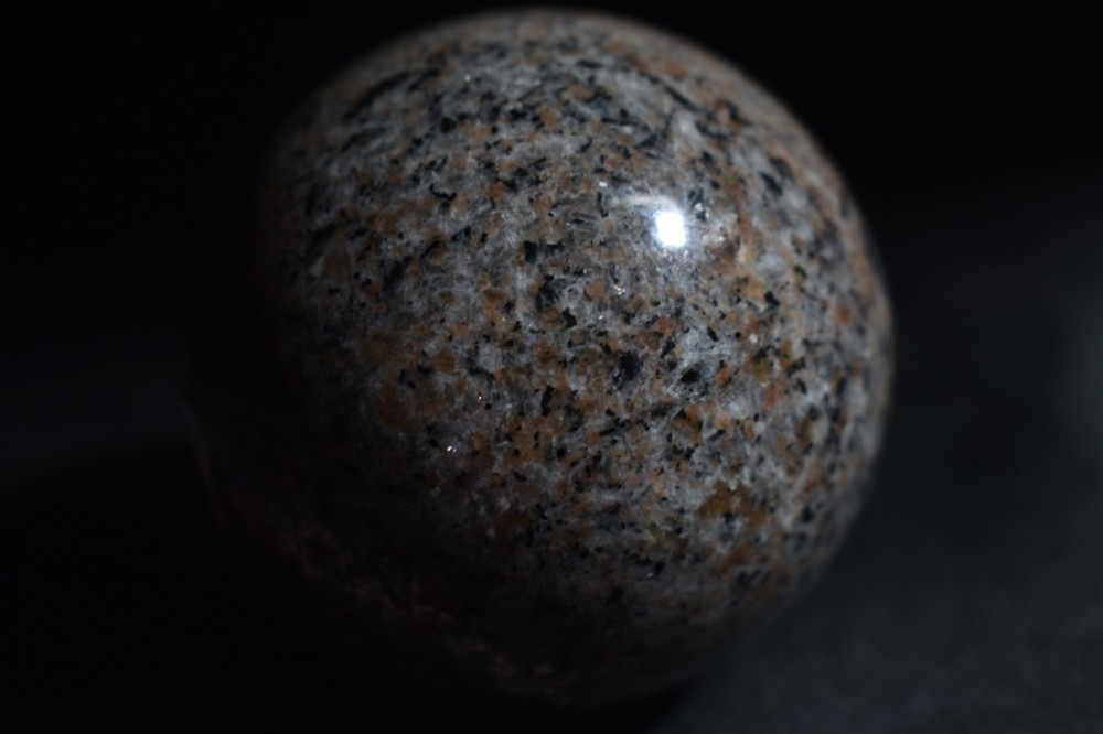 2.25" Yooperlite Sphere – Strong UV Reactive Glow Crystal