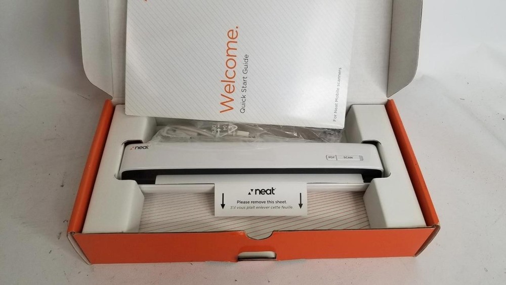 Neat Receipts Mobile Scanner + Digital Filing System NM-1000