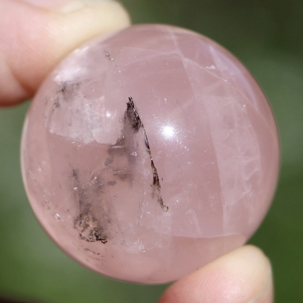 Star Rose Quartz Sphere, Approximately 30 mm (RQ82)