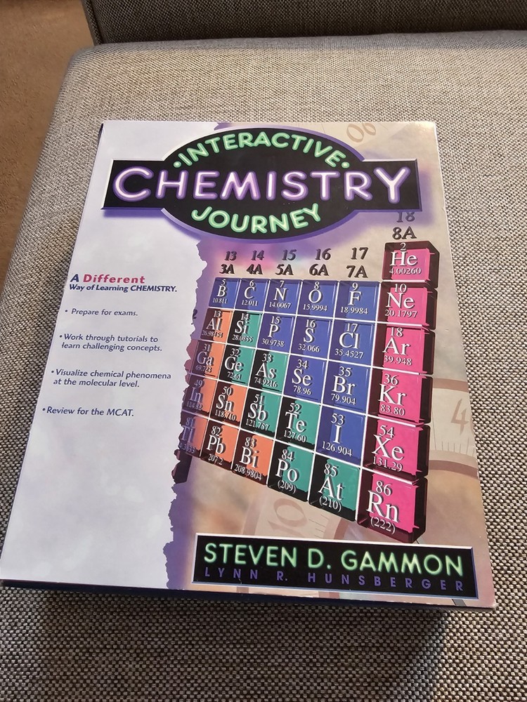Interactive Chemistry Journey Leaning CD Opened Box
