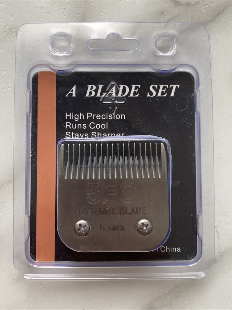 New Pet Clipper Ceramic A Blade Set Replacement Size 5FC 6.3mm