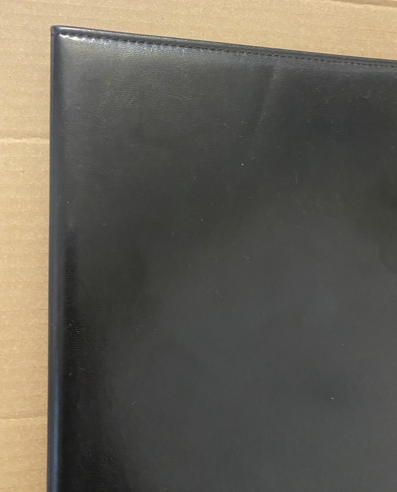 Vintage Apple Computer Leather Folio Padfolio Notebook Folder