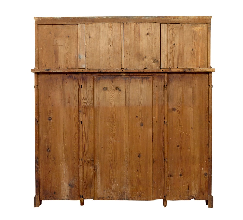 MID 19TH CENTURY SWEDISH BIRCH BUFFET SIDEBOARD