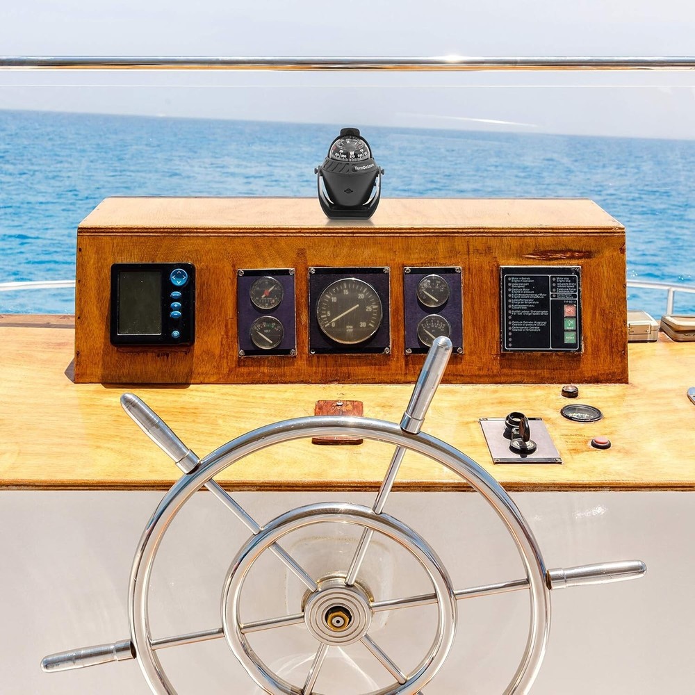 Boat Compass Dash Mount Flush - Boating Compass Dashboard Suction - Navigation