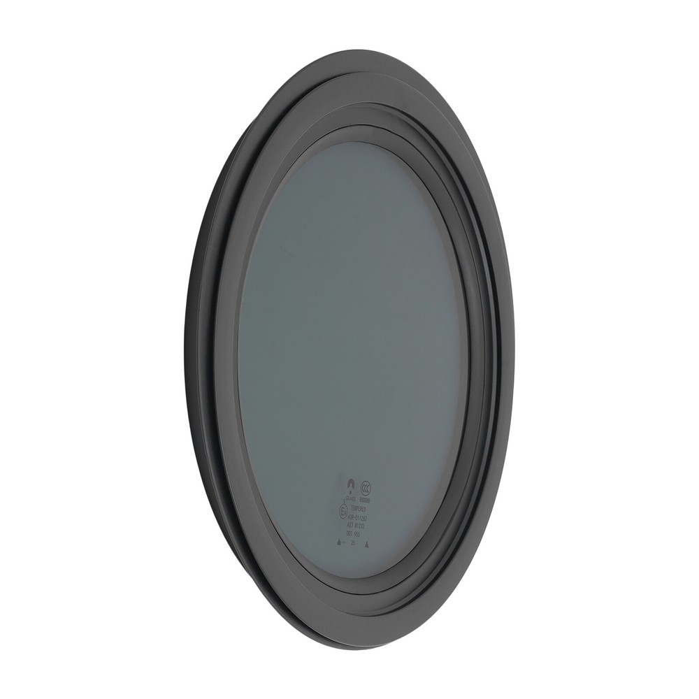 Campers Vent Round Fixed RV Window Cargo Vertical Trailer Window w/ Trim Ring