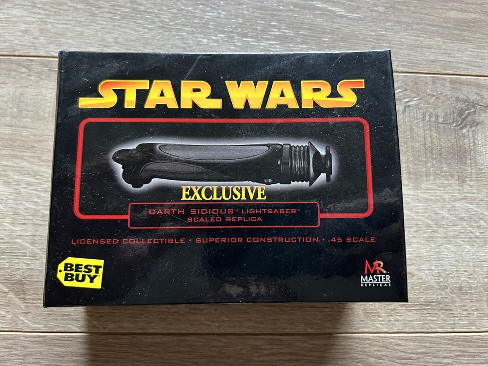 Master Replicas Star Wars Darth Sidious Lightsaber Scaled Replica Licensed