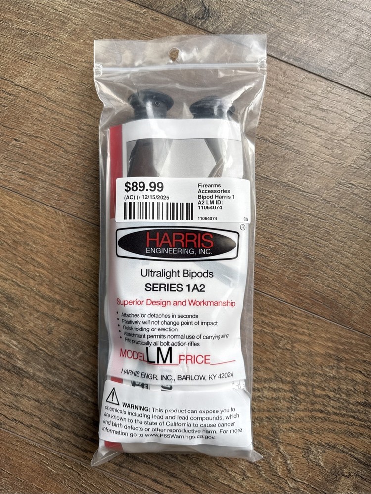 Harris 1A2-LM Engineering Bipod / Brand New / Ships Fast!